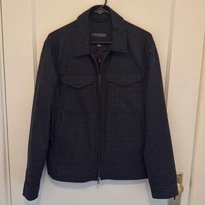 NWT! Men’s John Varvatos Landon Jacket. Black/Green. Size 48.